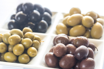 Assortment of olives