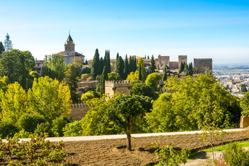 Fototapeta na wymiar Alhambra, Granada, Spain