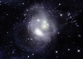 galaxy in a free space