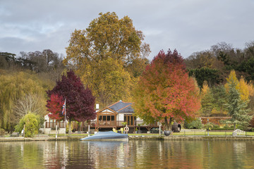 Fototapeta premium Riverside In Autumn
