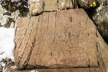 petroglyphs, altai, Kalbak-Tash