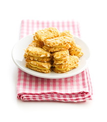 Sweet almond cookies.