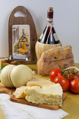 Best Italian food - fresh caciocavallo, pecorino, pamesan chees