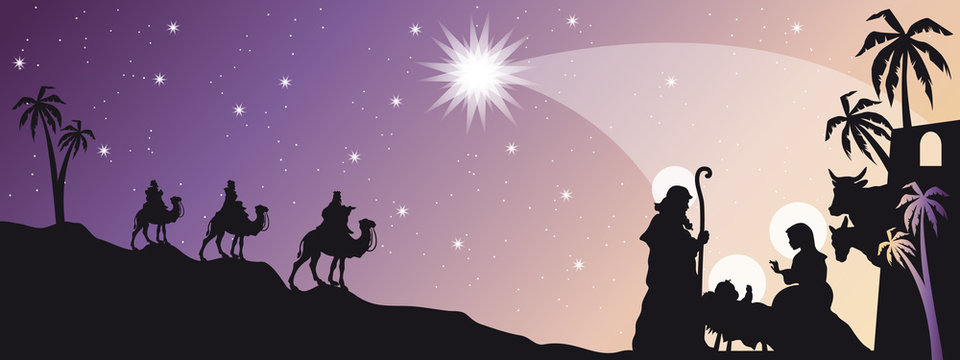 Header with Nativity