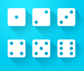 Set of dice icons