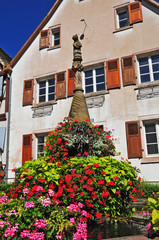 Fototapeta na wymiar Dambach La Ville, Alsazia - Francia