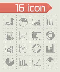 Vector Diagrams icon set