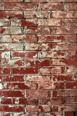 Old worn brick wall texture background. Vintage effect.