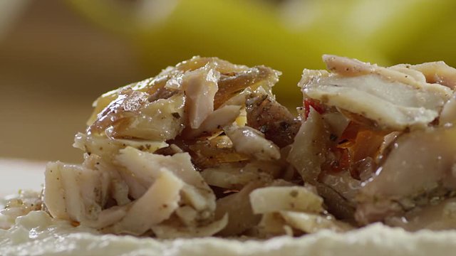 Making of shawarma sandwich. Shot on RED EPIC DRAGON Cinema Camera.
