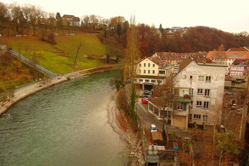 Fototapeta na wymiar Autumn at Bern