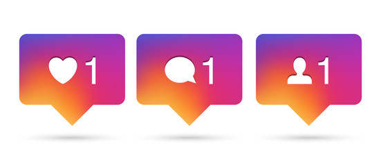 Vector pop ups for social network