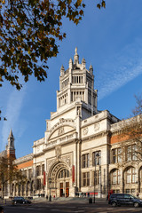 Naklejka premium Vistoria and Albert museum in Kensington