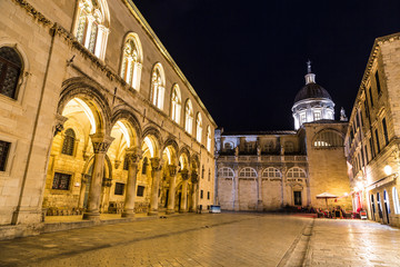 Fototapeta premium Walking street in Dubrovnik