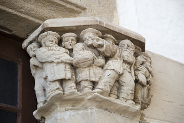 Details of the facade Museum Cau Ferrat, Sitges