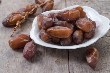 Dried date palm