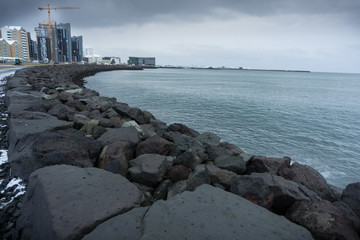 Iceland shore line
