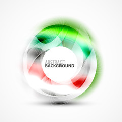 Vector abstract blurred swirl