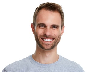 Fototapeta premium Happy man face