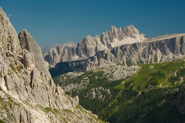 Fototapeta na wymiar Dolomites mountain landscape