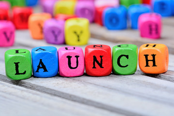 Launch word on table