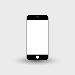 Modern simple flat telephone icon