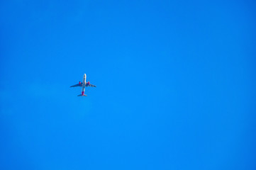 airplane flying in the sky
