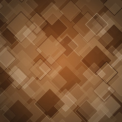 Abstract brown background with rhombus