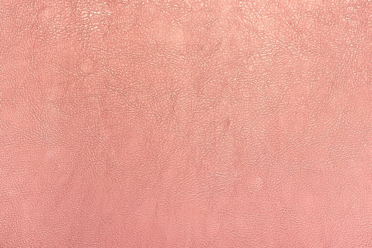 Rose Gold Color Leather Texture Background