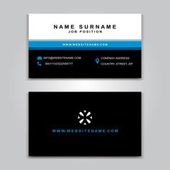 Business Vector Card creative Design, front and back samples