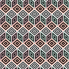 Vector Geometric Pattern Design, Creative Background in Pop art