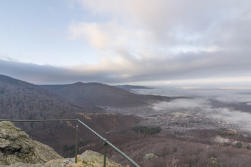 View from Oresnik rock over Hejnice town