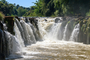 Tad Pha Souam waterfall in Pakse, Champasak, Southern Laos