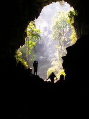 Unseen in Thailand. Nok Nang Aen Cave at Lam Khlong Ngu National Park, Kanchanaburi (Thailand)
