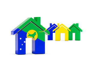 Flag of christmas island, home icon