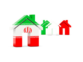 Flag of iran, home icon