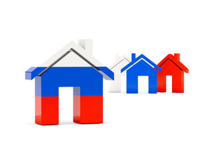 Flag of russia, home icon