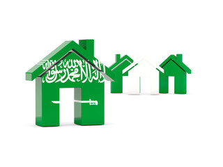 Flag of saudi arabia, home icon