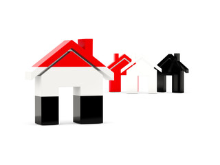 Flag of yemen, home icon