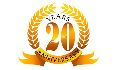 20 Years  Ribbon Anniversary 
