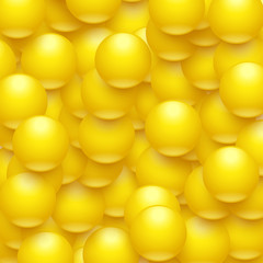 balls background yellow