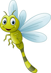 Cartoon dragonfly
