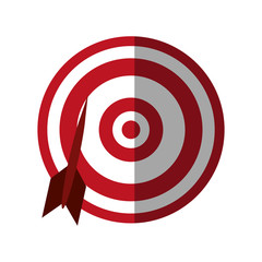 Target toy icon. Childhood play game and object theme. Isolated design. Vector illustration