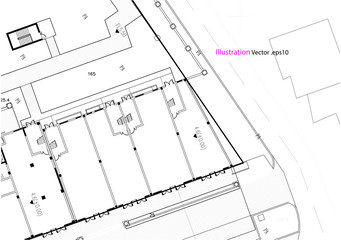 Architectural background, architectural plan, construction drawing, landscape