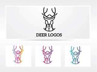 Fototapeta na wymiar deer logo