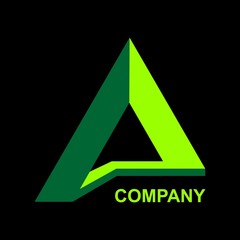 triangle concept logo