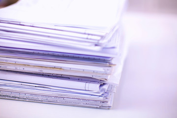 File Stack,  folder with white background