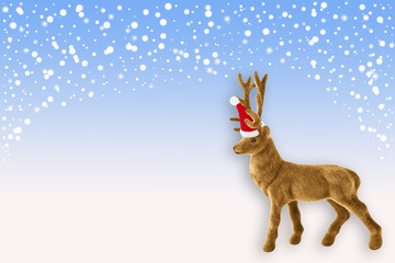 Christmas -  Reindeer and snow