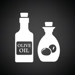 Bottle of olive oil icon