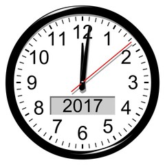 Horloge à 2017