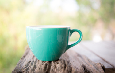 green cup